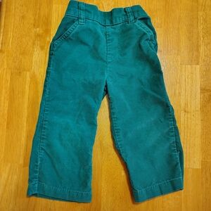 Vintage Levi’s Toddler Forest Green Corduroy Pants 1983 Elastic Waist 3T  Retro